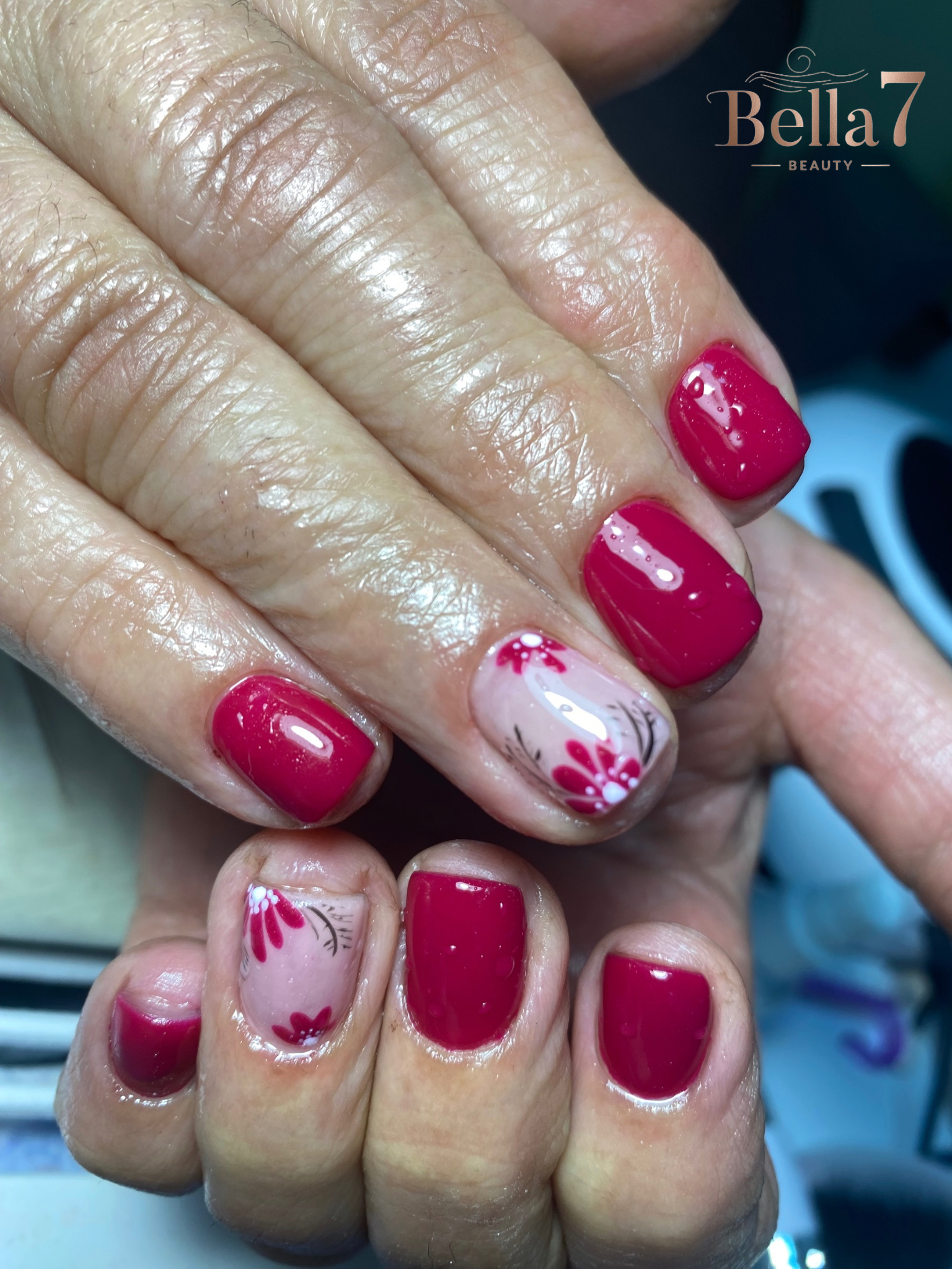 Unhas decoradas com nail art exclusiva - Bella 7 Beauty Aveiro